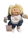 1985 Cabbage Patch Kids, Lemon 🍋 Pigtails, Blue Eyes, Dimple, HM3, OK, Dress