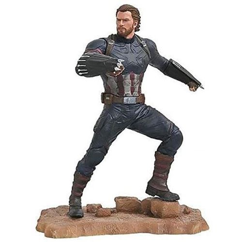 Diamond Select Marvel Gallery Avengers Captain America Figure Diorama Statue 9""