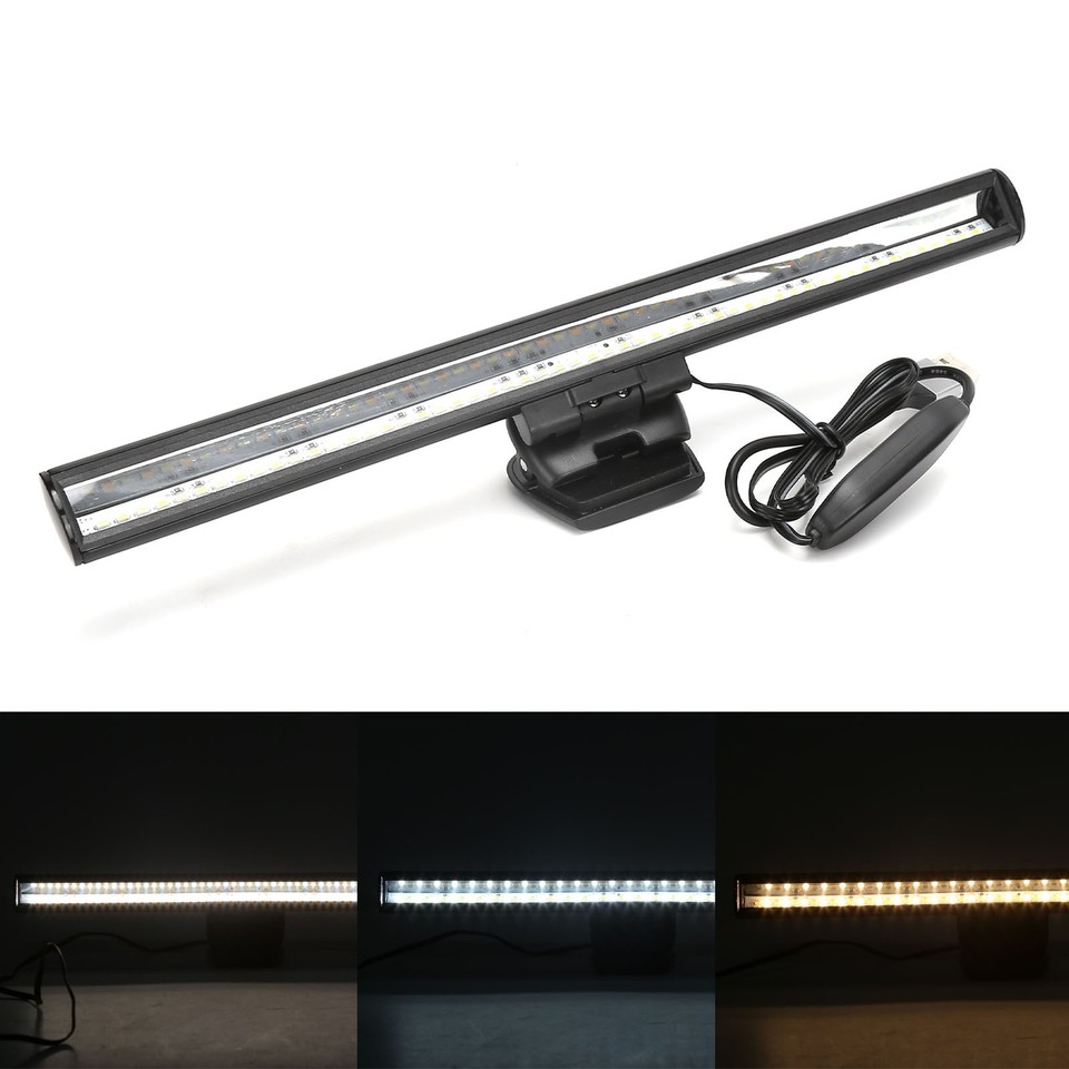 Computer Monitor Lamp USB Power Reading Light For Laptop Screen | eBay
