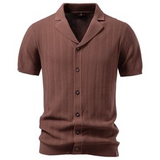 Men's Polo Shirt Casual Short Sleeve Golf Shirt Summer Vacation Beach Shirts
