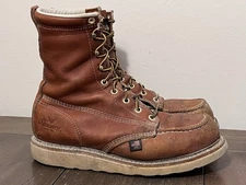 Thorogood American Heritage MAXWear Wedge Men's Leather Moc Toe Work Boots 6 D