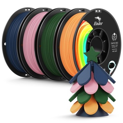 3D Printer Filament PLA+ 1.75mm 0.02mm 4kg Matte Colors Creality Plus
