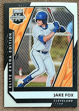 2021 Panini Elite Extra Edition OptiChrome #95 Jake Fox Rookie Cleveland Insert