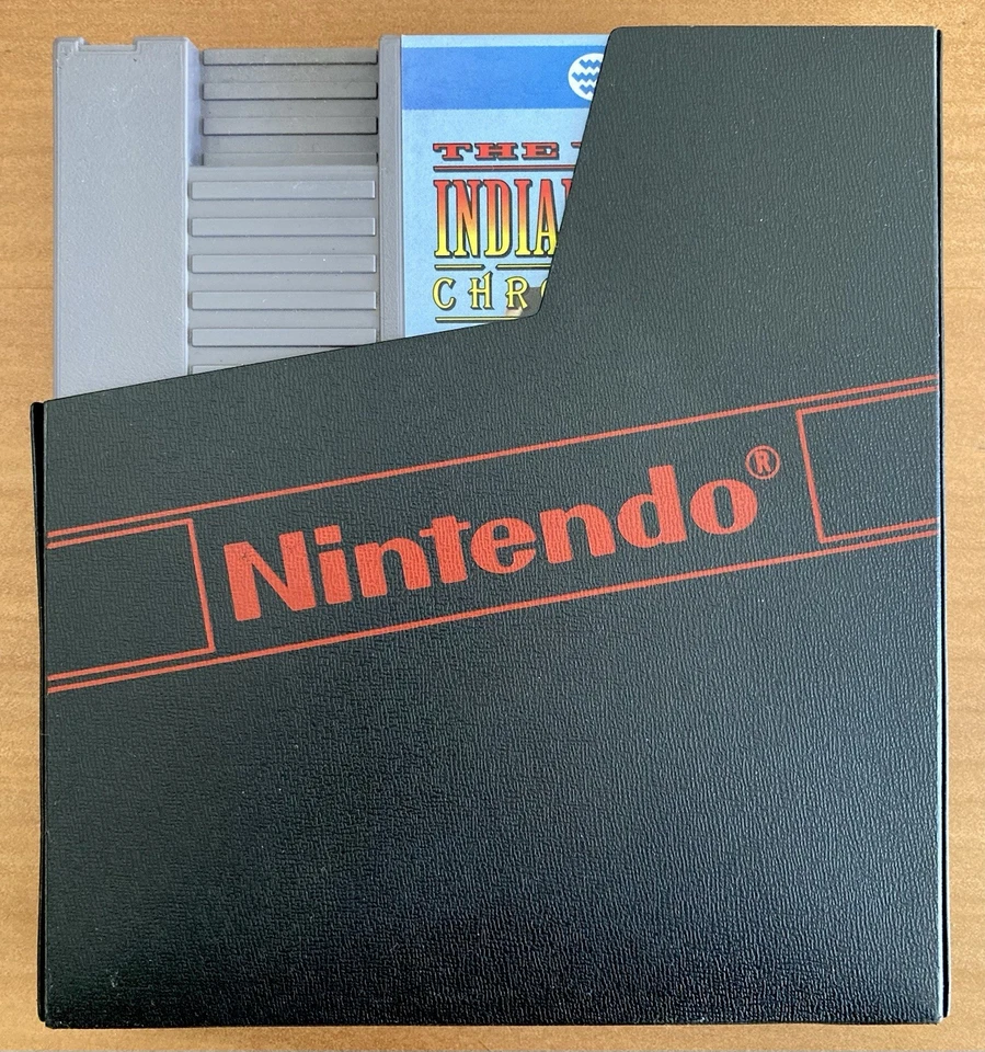 NES  The YOUNG INDIANA JONES CHRONICLES ~ Nintendo NES-YJ-USA Cart + Sleeve NTSC - Image 3 of 4
