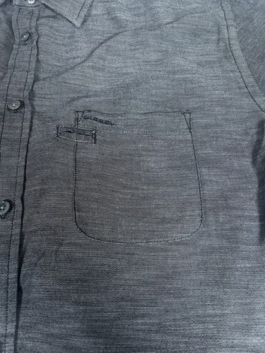 DIESEL Men's Button Shirt Grey Long Sleeve Pocket Size XXL - Picture 4 of 18
