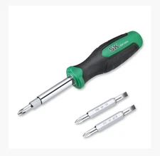 SK Professional Tools 6-in-1 Screwdriver New Lifetime Warranty