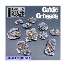 Green Stuff World Terrain Celtic Crosses Pack New