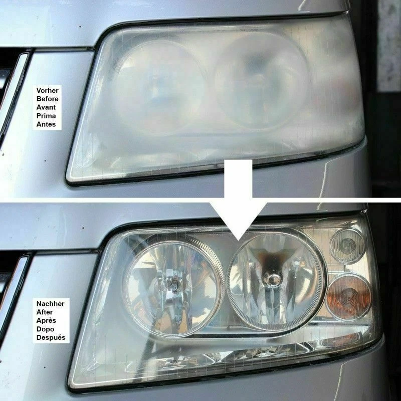 Pro Car Headlight Lens Polishing Cleaner Cleaning Tool Restoration Repair Kit US - Image 2 of 4