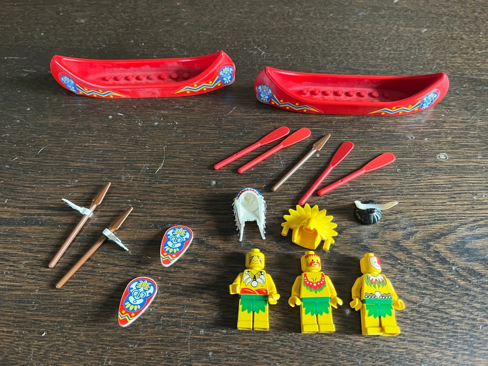 LEGO INDIANER BOOTE KANUS WAFFEN INDIGENE - Bild 2 von 2