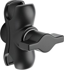Metal Double Socket Arm Compatible RAM Mount Arm, 1" Double Ball Adapter, 360 R