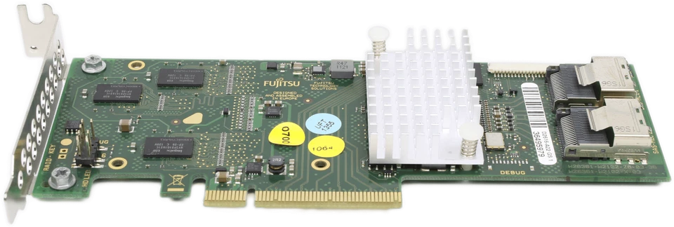 Fujitsu 6Gbps SAS RAID Controller PCIe x8 Low Profile D2616-A22 GS1 - Bild 3 von 4