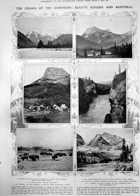 Old Rockies Mt Robson Buffalo Park Alberta Jasper Avenue Edmonton 1912 20th