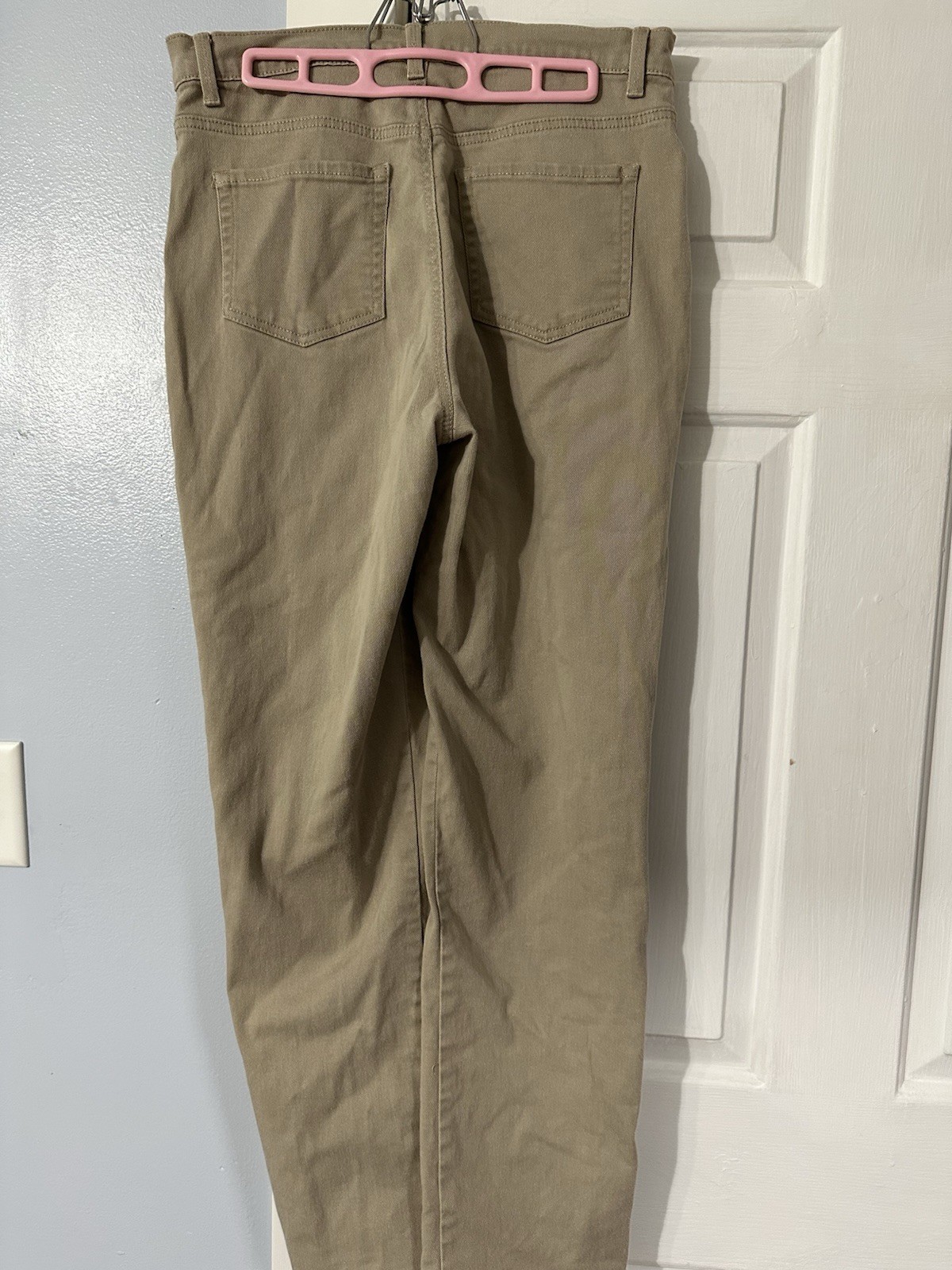 Denim Pants Stretch Tan Size 12 Great Condition