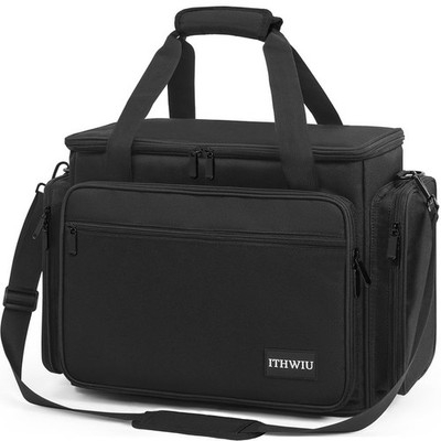 Sewing Machine Carrying Case with Multiple Storage Pockets Large Capacity, Un...