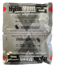 Twin Pack – HyFin® Vent Compact Chest Seal (2 Seals Total) | for Pneumothorax