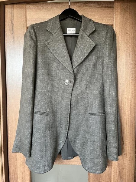 Women Armani Collezioni Blazer Khaki 38 / M / 46