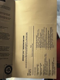 Resident Evil Sega Saturn CIB with Registration Card GREAT CONDITION