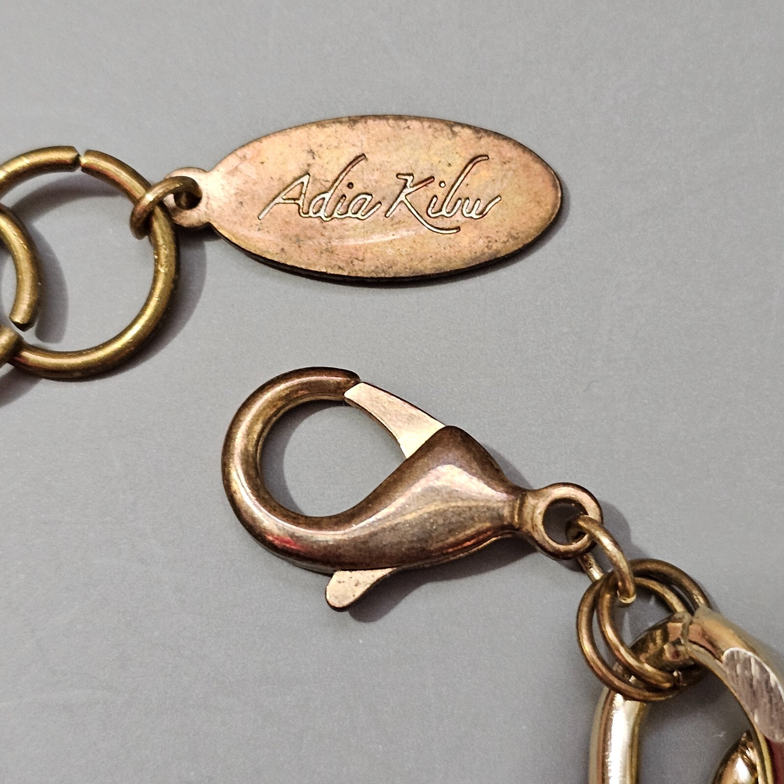 Adia Kibur Tortoise Shell Link Statement Necklace… - image 4