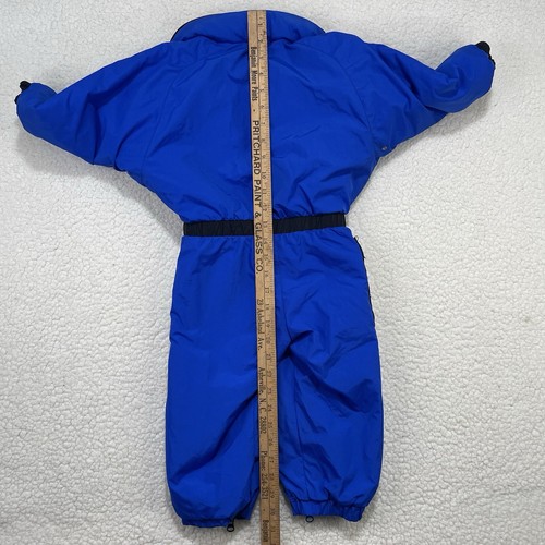Obermeyer Vintage Reversible Kids Ski Suit Snowsuit Blue Red Toddler Youth 80s - Picture 10 of 13