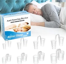 Nasal Dilators for Sleeping & Breathing, 8 Pack Snoring Nose Clip to Relieve Sno