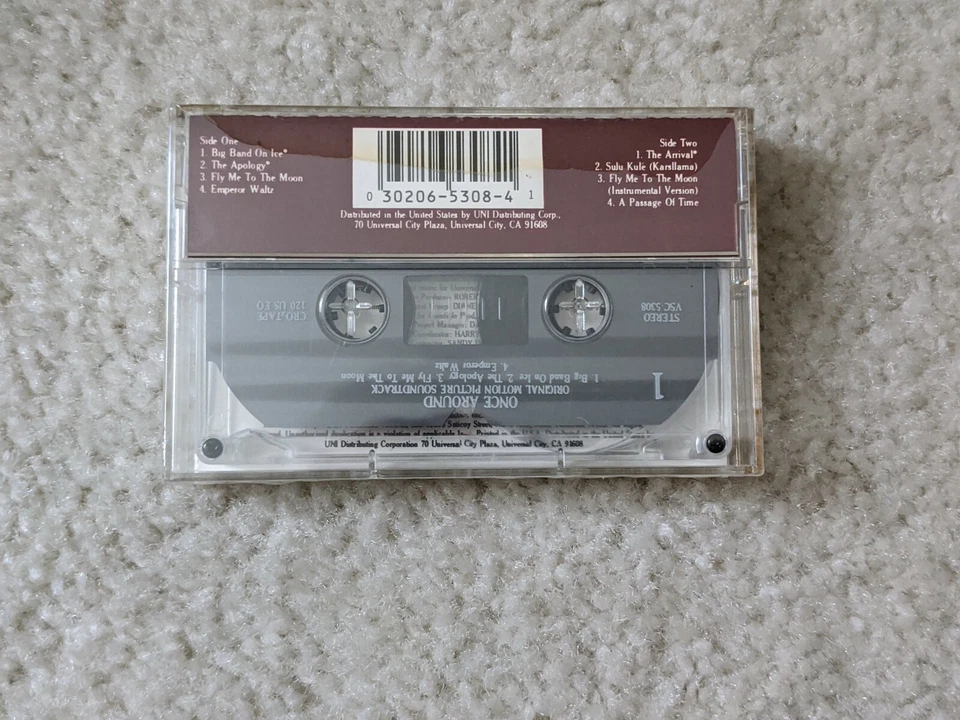 Once Around - Soundtrack, Cassette Tape | Fly Me To The Moon | New, Sealed!  - Image 2 of 2