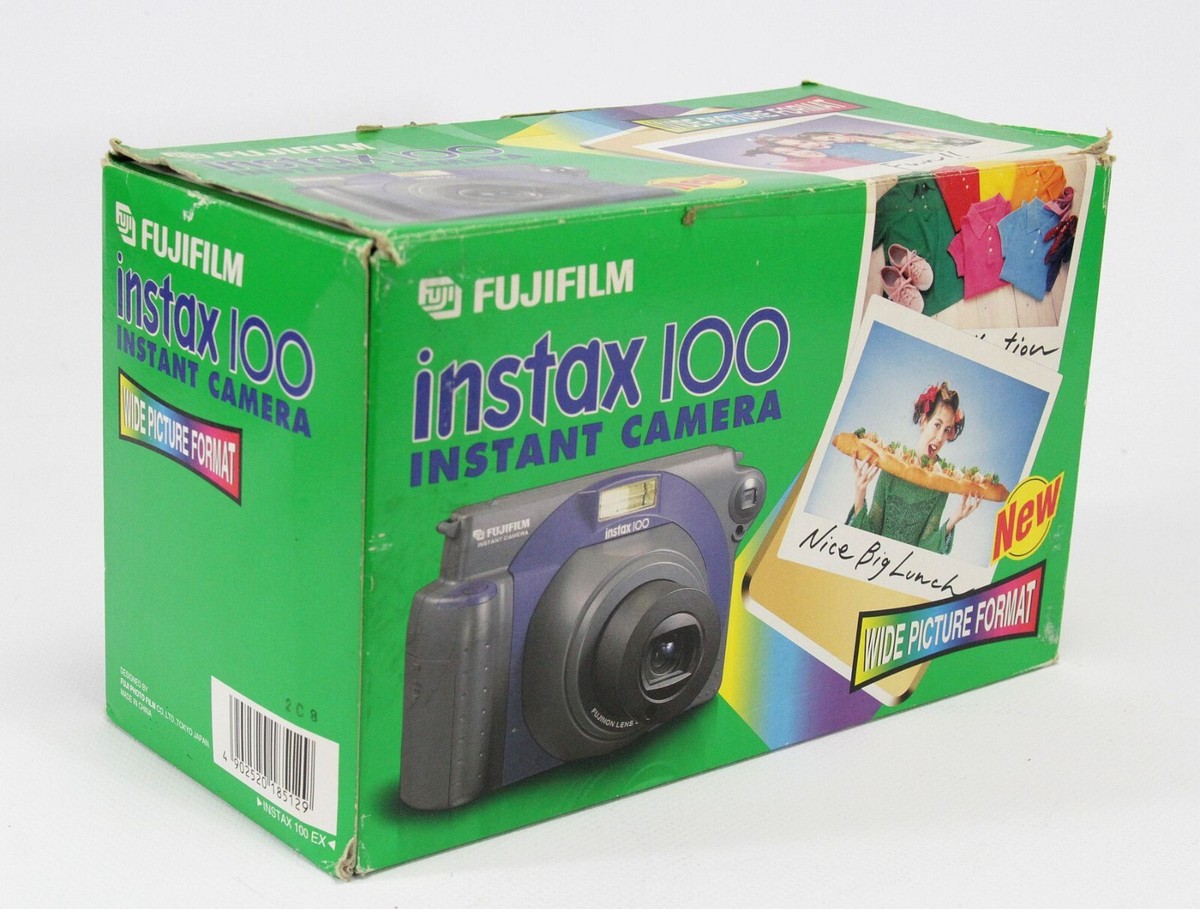 vintage Fujifilm Fuji Instax 100 instant camera, in box | eBay