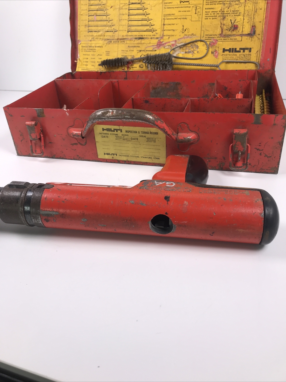 Hilti DX350 Powder Actuated Nail Gun Fastening Drive Tool Preowned w