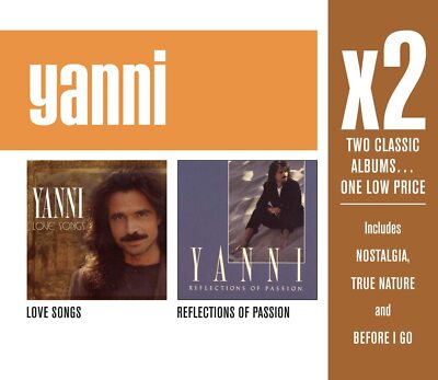 YANNI X2 (2 CD Box Set) Love Songs / Reflections Of Passion - sealed