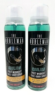 2x The Nobleman Men's Refreshing Cooling Post Workout Face Body
