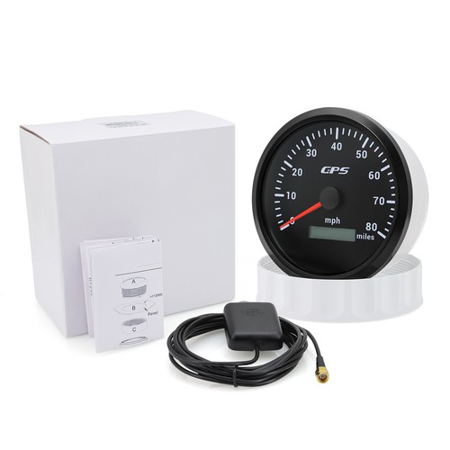 7 Gauge Set 110mm Boat GPS Speedometer 0-80MPH&Tachometer 8000RPM Waterproof - Picture 19 of 19