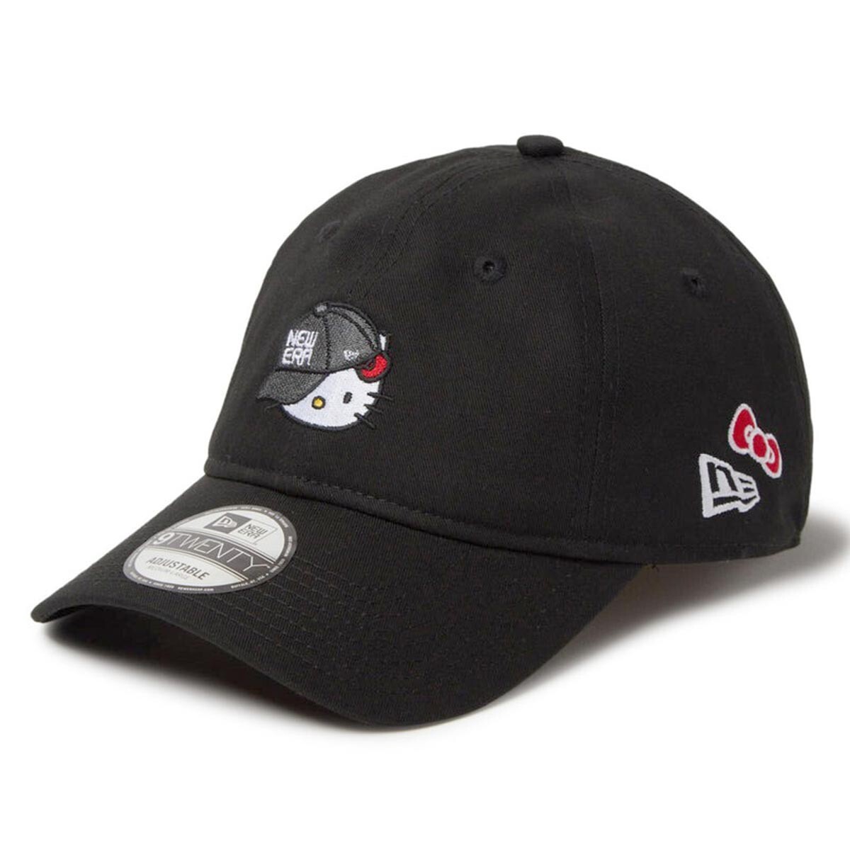 NEW ERA Hello Kitty キャップ ブラック　 9FORTY New Era 9 FORTY Cap Sanrio HELLO KITTY kawaii sport camp