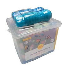 Sun Squad Sidewalk Chalk 20 Polka Dot Chalks 2 Chalk Holders