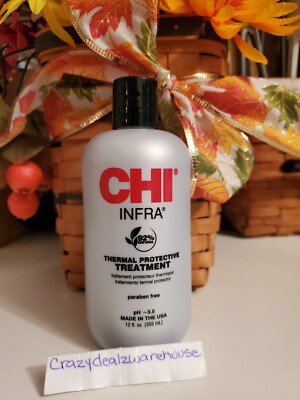 Chi ~ Infra ~ Thermal Protective Treatment 12 oz. Silver/Red ~ NEW ~