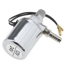 Chrome Plated Air Horn Solenoid Valve 14 inch for TruckVAN with Barb Fitting