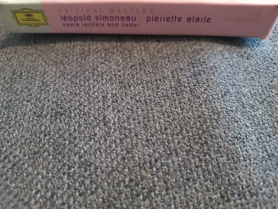 Leopold Simoneau & Pierette Alarie Recitals & Lied DG 7 CD Box Set In VGC - Image 2 of 4
