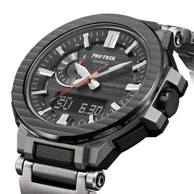 CASIO PRO TREK PRX-8001YT-7JF MANASLU Titanium Radio Solar