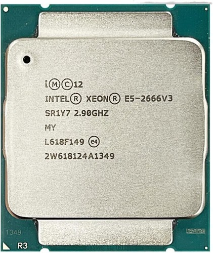Intel Xeon E5-2666 V3 10 Core SR1Y7 2.9GHz 135W Socket LGA 2011-3 CPU Processor