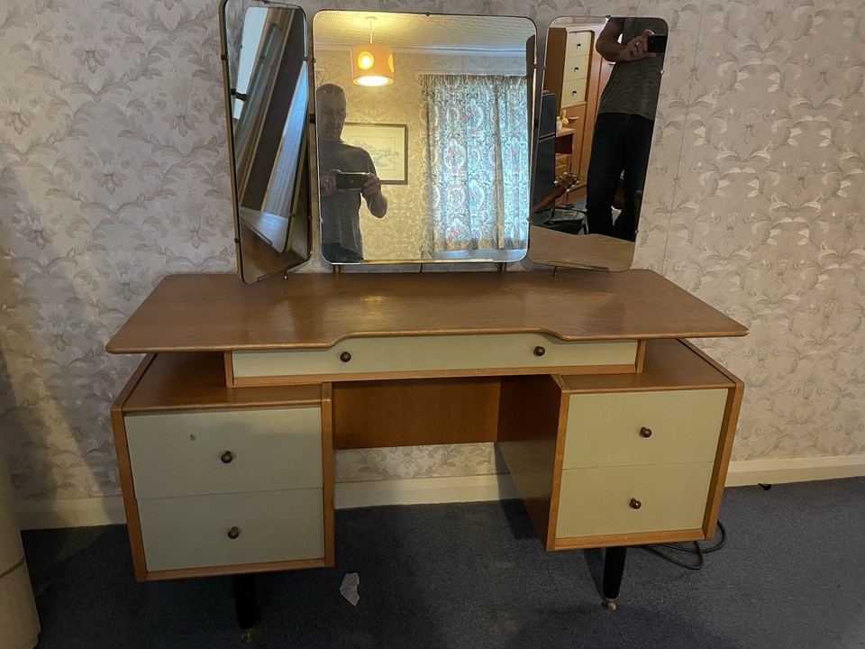 GPlan bedroom furniture set used vintage eBay