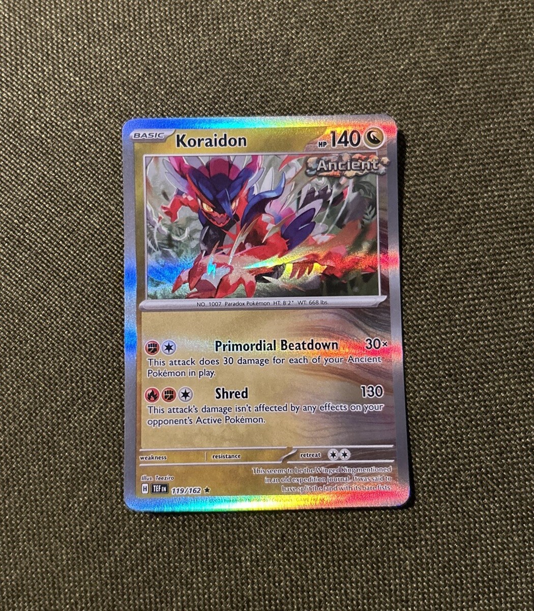 Koraidon 119/162 - Reverse Holo - Temporal Forces - Rare | eBay