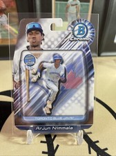 Arjun Nimmala 2024 Bowman Draft Baseball Chrome Bowman In Action BIA-20