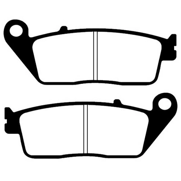 Pastillas de freno delanteras orgánicas EBC para KYMCO DOWNTOWN / SUPER DINK 125 (2009 a 2015) Foto 4 de 4