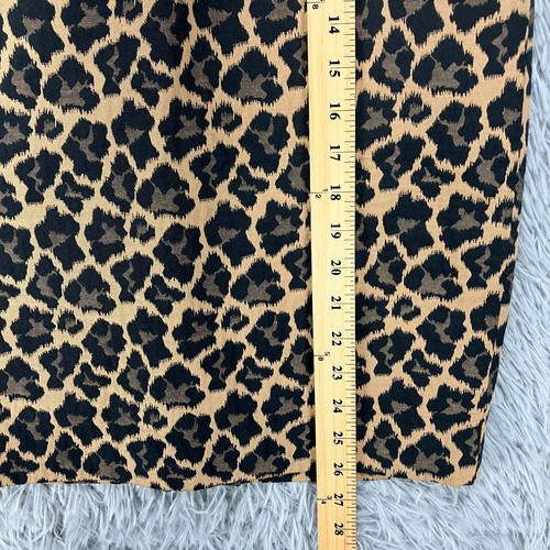 Talbots Straight Pencil Skirt NWT Women's 2 Animal Print Lined Cotton Blend - Picture 4 of 11