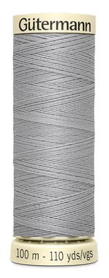 Gutermann Heavy Duty Top Stitch Faden – 30 Yards, Mist Grey, 100% Polyester, Für Dekorative Steppnähte