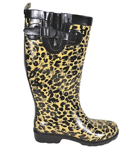 capelli rain boots leopard