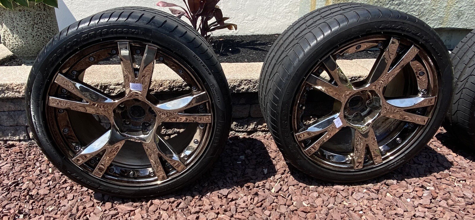 (4) Lamborghini Callisto Wheels And Tires. From 2006 Gallardo