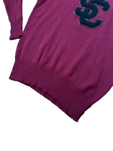 Vintage Lasley Knitting Co Women’s Cheer Sweater/Sweater Dress SC College L/XL - Picture 5 of 15