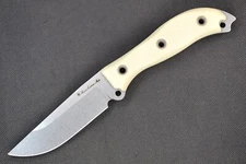 Busse Mountain Meaner .195" Saber Ground Stonewashed INFI Textured All White G10