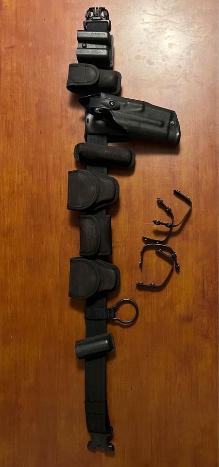 Nylon Duty Belt with Holster and Pictured Accessories