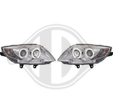 Set fari anteriori TUNING Z4 2003-2009 cromati ANGEL EYES CCFL alta potenza