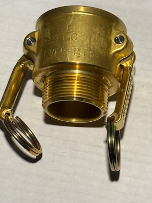 APG 1-1/2'' Forged Brass Part B 315BBR Camlock Coupling